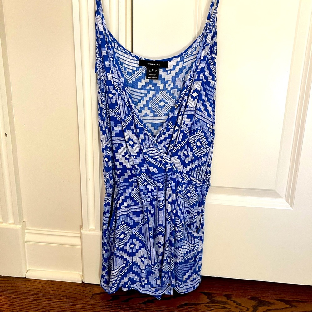 Olivaceous Blue Romper